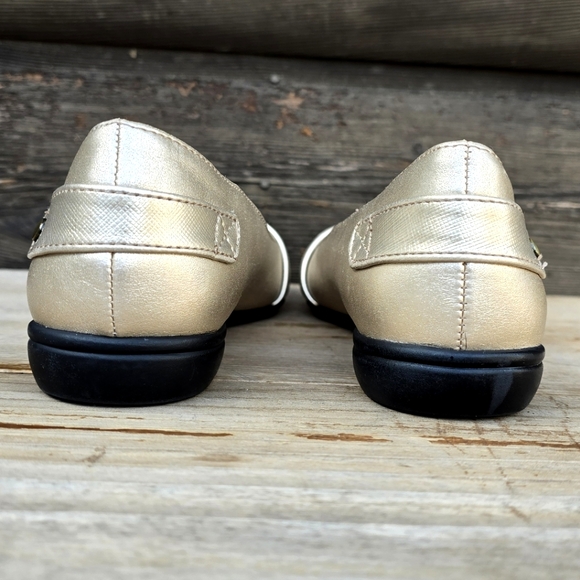 Life Stride NEW!! Adalene Metallic Gold, Slip On, Comfort Ballet Flats WMS 7M - Picture 9 of 16